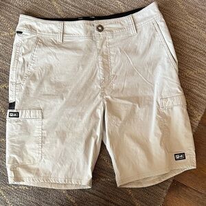 Pelagic Men's Light Tan Cargo Shorts